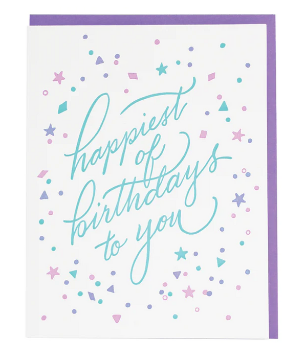 Sequin Confetti Birthday Card
