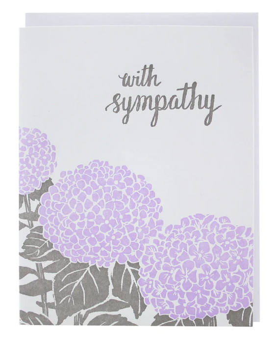 Hydrangea Sympathy Card