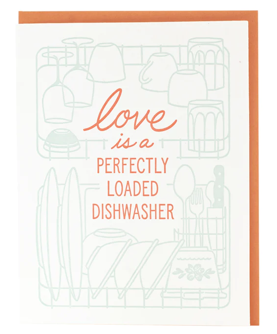 Dishwasher Love Card