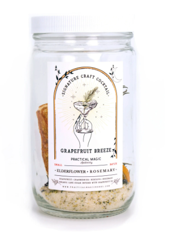 Apothecary Craft Cocktail Mix | Grapefruit Breeze Elderflower & Rosemary