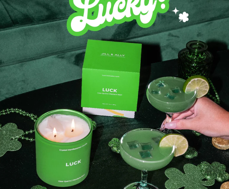 Luck Crystal Manifestation Candle