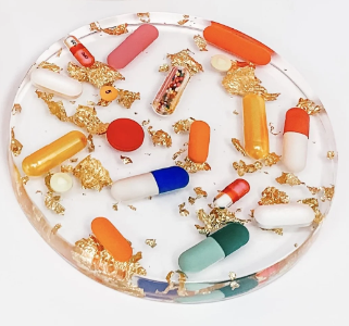 Pills & Gold Coaster