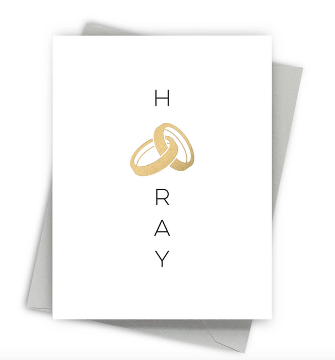 Hooray Rings Card