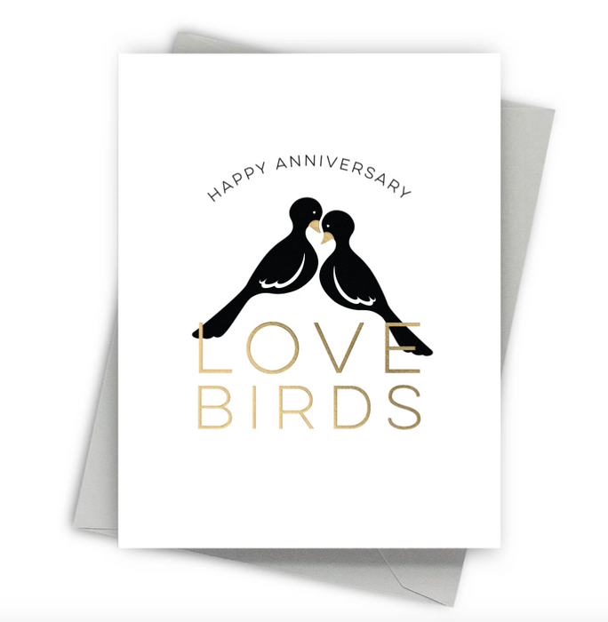 Modern Love Birds Card