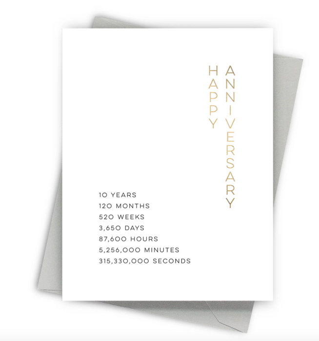 Ten Year Summary Card