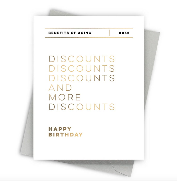 Discounted Birthday Card