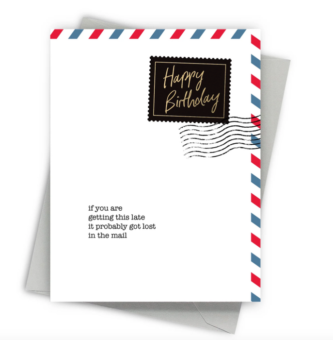 Lost Mail Birthday Card