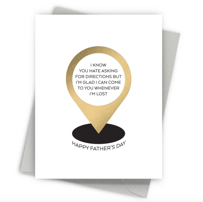 Seeking Direction Father's Day Card