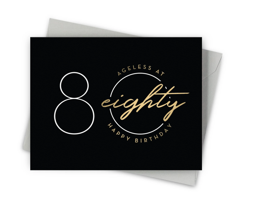 Ageless Eighty Card