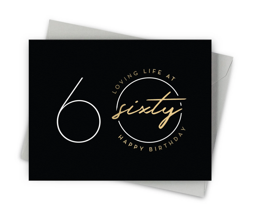 Loving Sixty Card