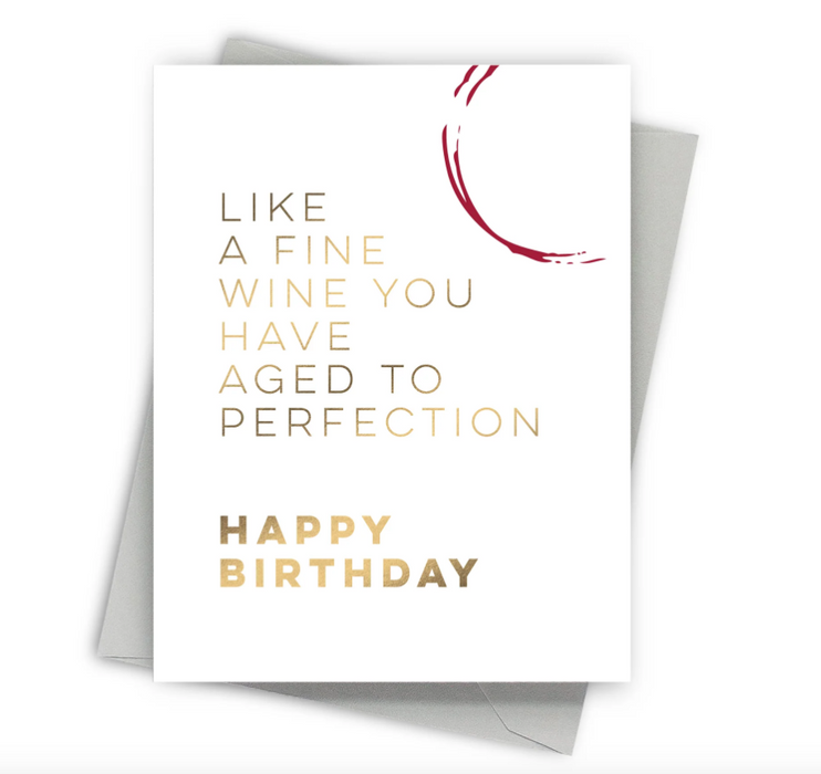 Perfectly Aged Card
