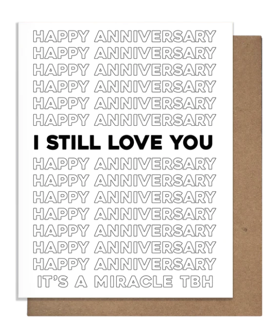 Miracle Anniversary Card