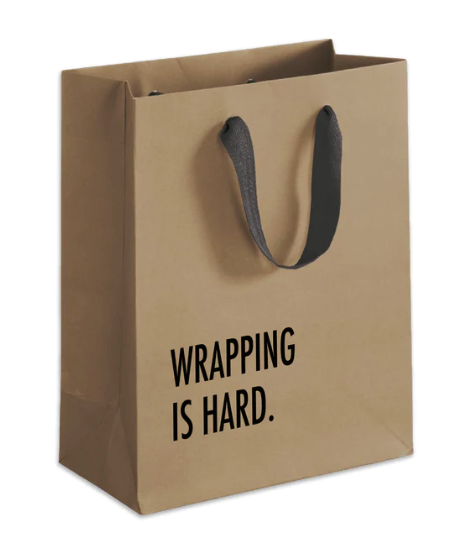 Wrapping is Hard Gift Bag | Large
