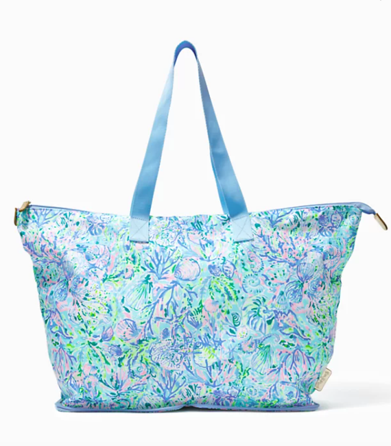 Getaway Packable Tote | Surf Blue Soleil It On Me