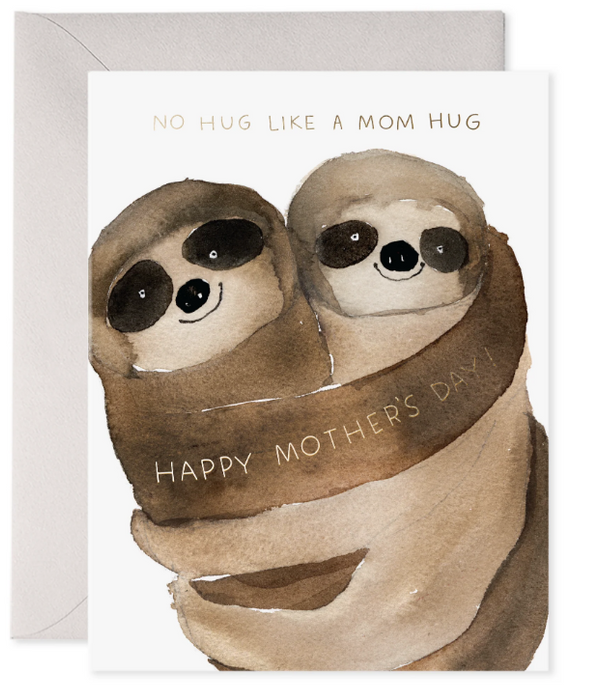 Long Arms Slow Hug Card