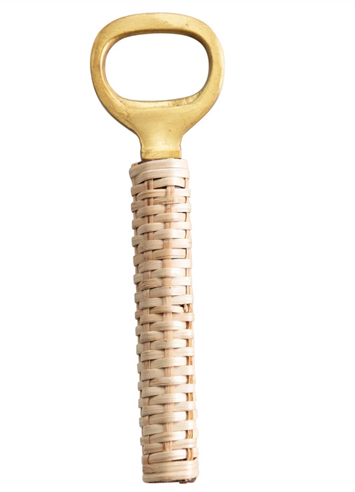 Bamboo Wrapped Handle Bottle Opener
