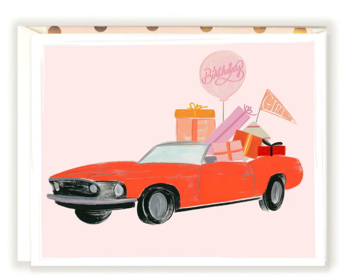 Birthday Mustang Card