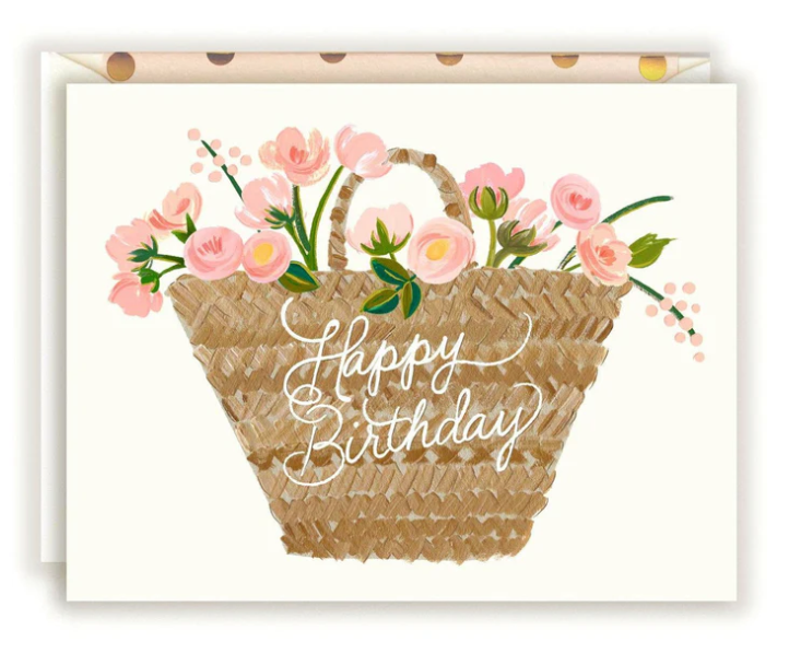 Happy Birthday Tote Card