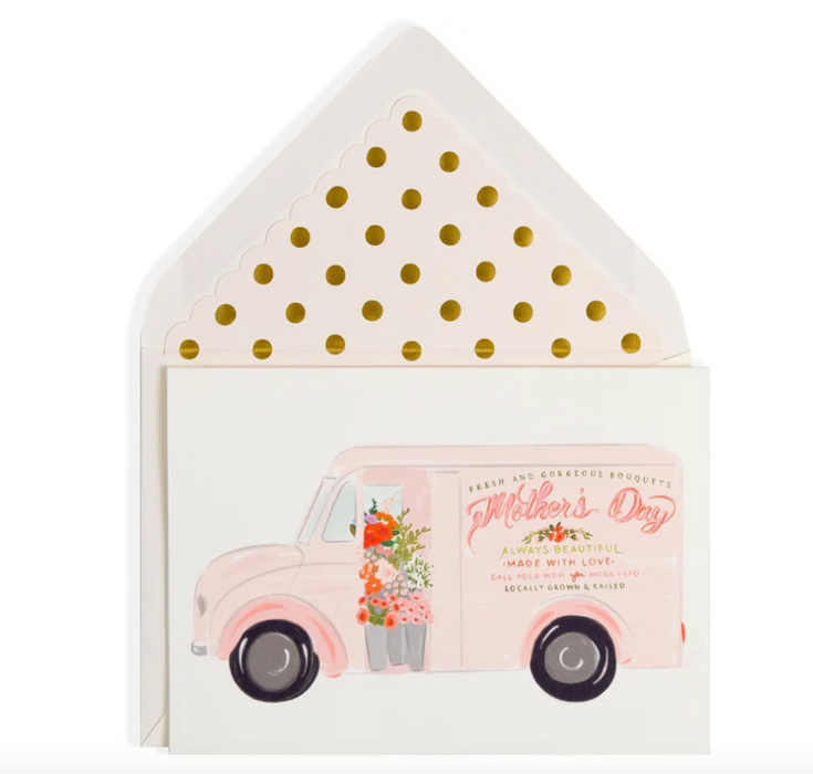 Mother's Day Flower Truck Card