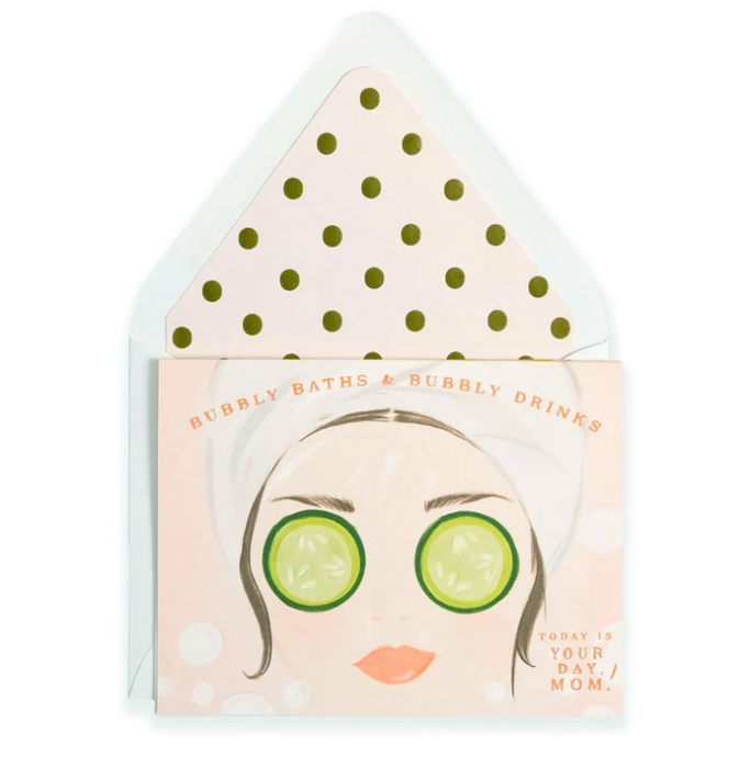 Bubbly Baths Mom Card