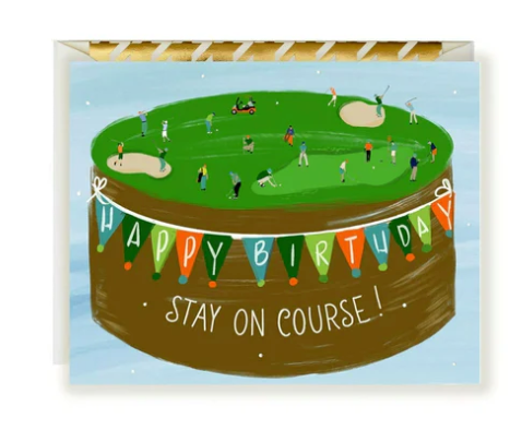 Stay on Course Card