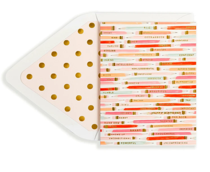 Happy Birthday Pencils Card