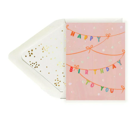 Happy Birthday Banner Card