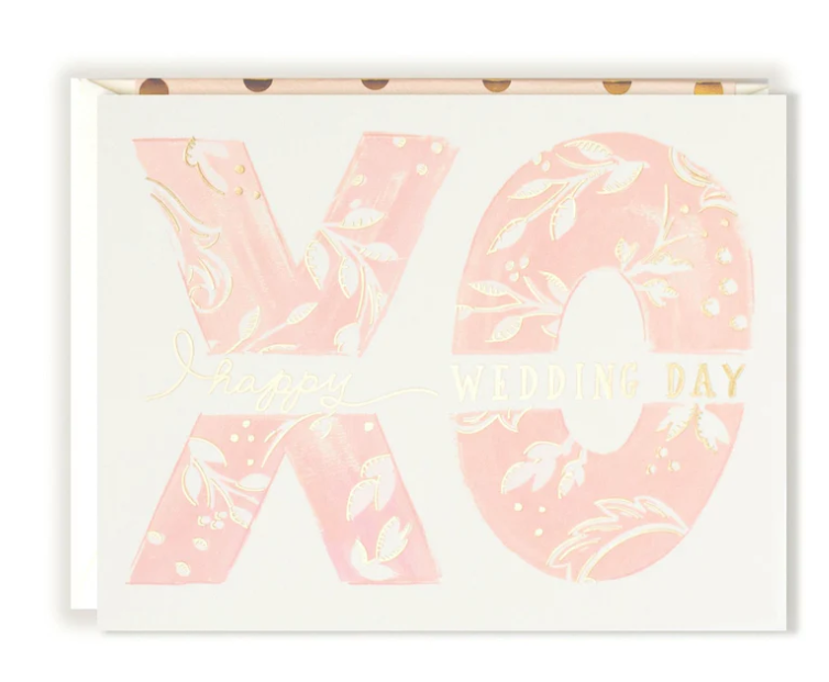 XO Wedding Card