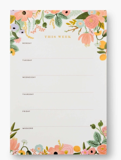 Garden Party Pastel Memo  Notepad