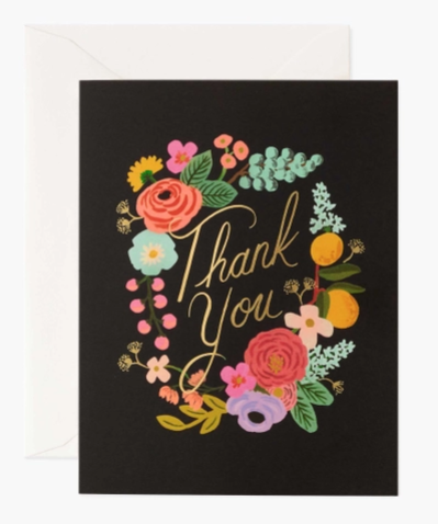 Garden Party Wreath Thank You Boxed Set