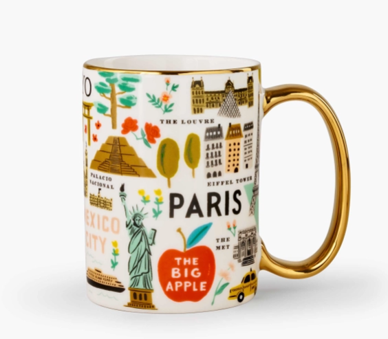 Bon Voyage Porcelain Mug