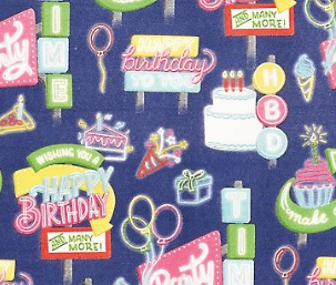 Neon Birthday Roll