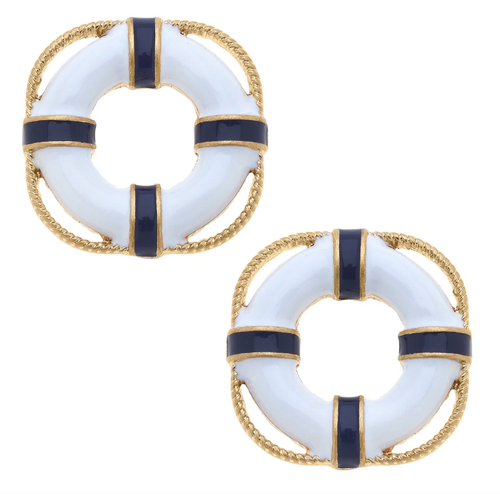 Aster Life Preserver Earrings