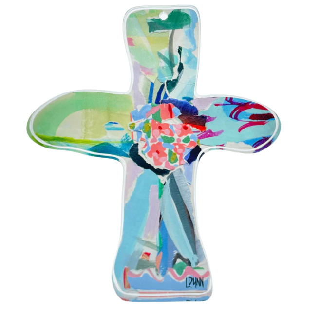 Everlasting Love Acrylic Cross | Blue