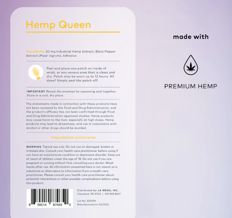 Good Patch - Hemp Queen
