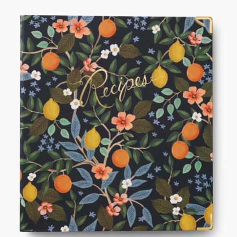 Citrus Grove Recipe Binder