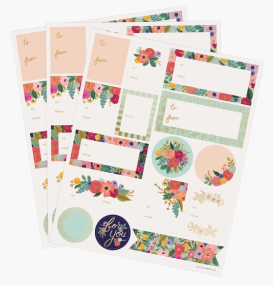 Garden Party Stickers & Labels