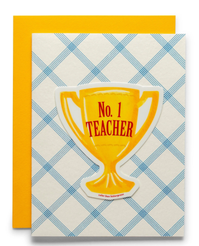 Teacher Sticker Card