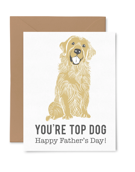 Top Dog Father's Day Card