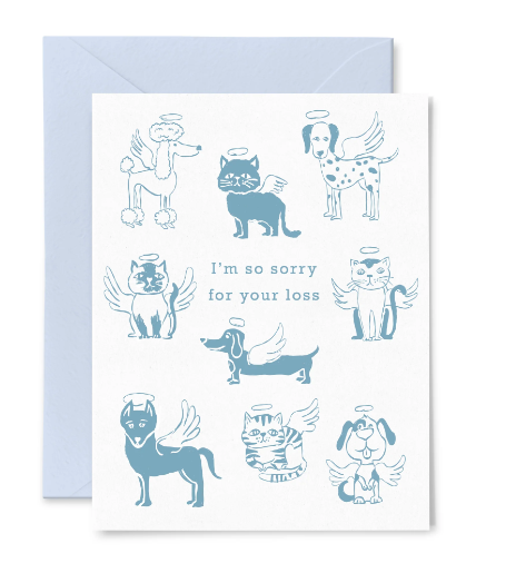 Pet Angel Sympathy Card