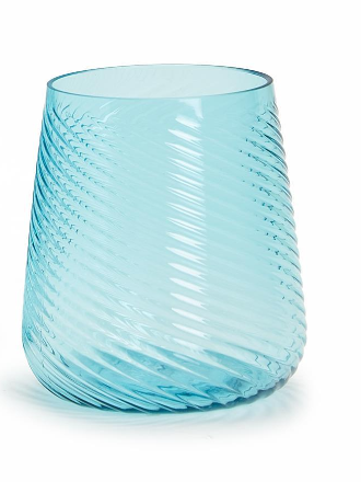 Sea Foam Acrylic Stemless Wine Glass