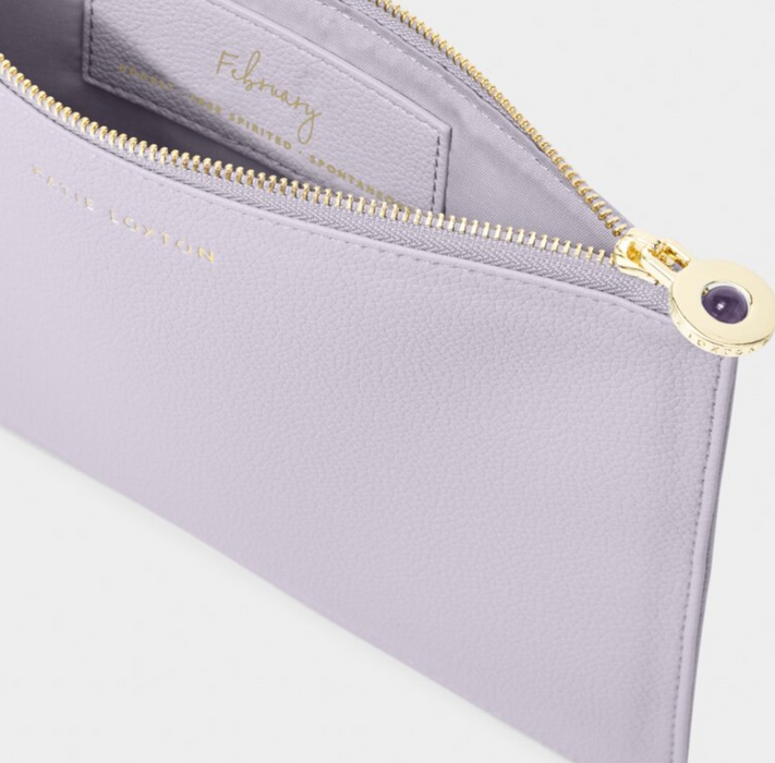 Birthstone Perfect Pouch | February