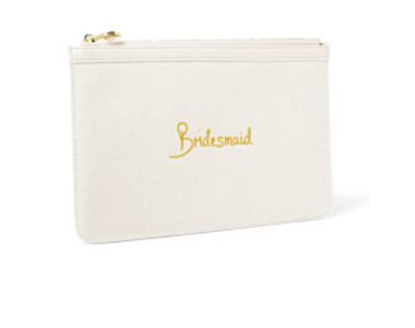 Bridal Canvas Pouch | Bridesmaid