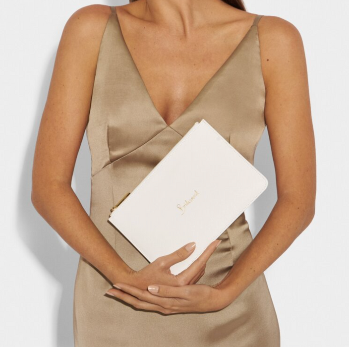 Perfect Pouch | Bridesmaid in White