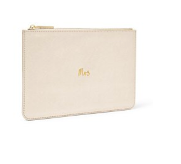 Perfect Pouch |  Gold Mrs