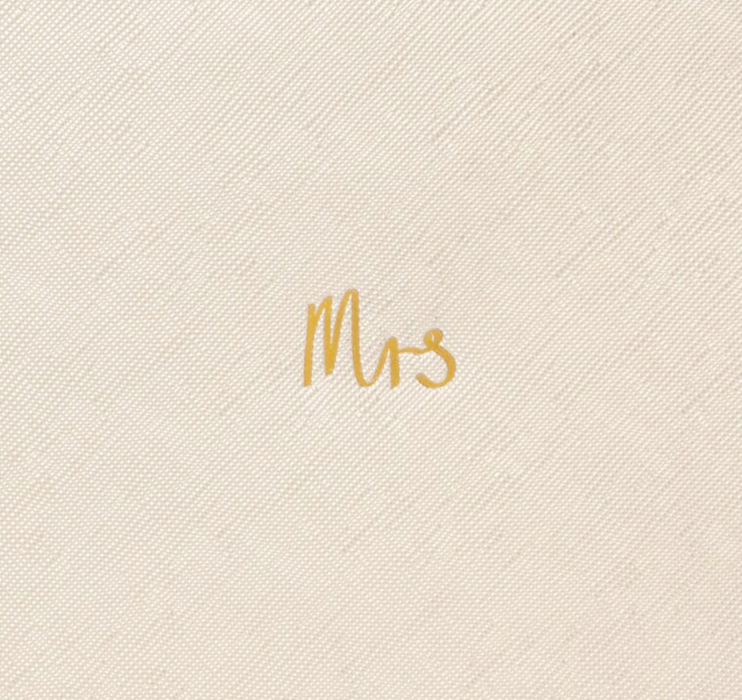 Perfect Pouch |  Gold Mrs