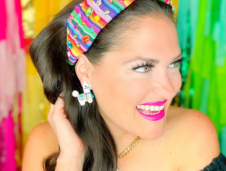 Fiesta Llama Earrings