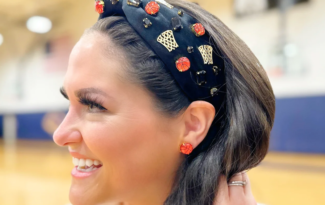 Basketball Stud Earrings