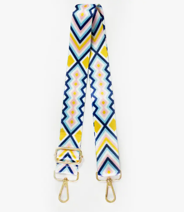 Zola Adjustable Strap | Pink/Yellow/Blue Diamond
