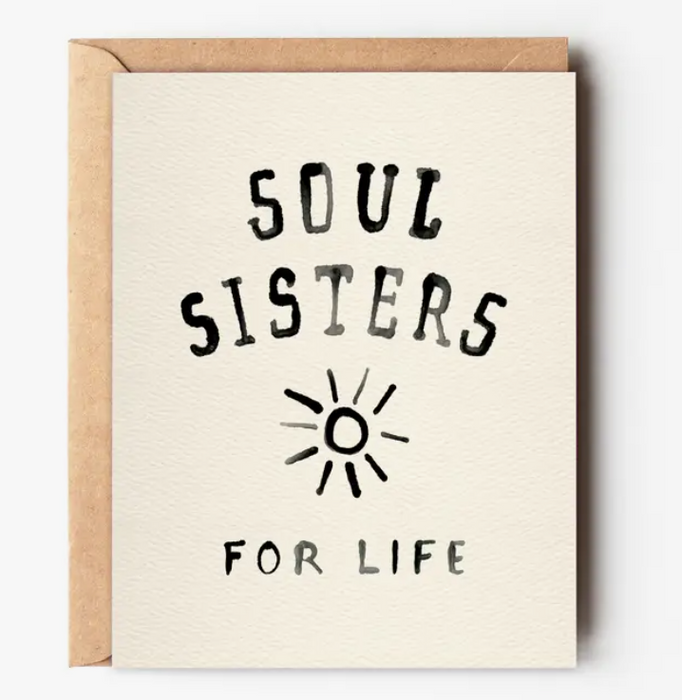 Soul Sisters Best Friendship Card